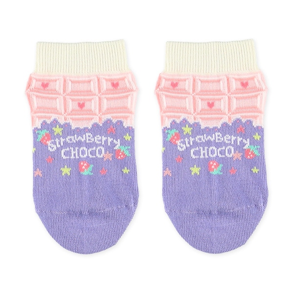 3足組キッズローカットソックス（チョコ）