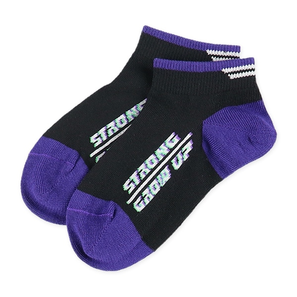 3足組キッズローカットソックス（サイドロゴ）