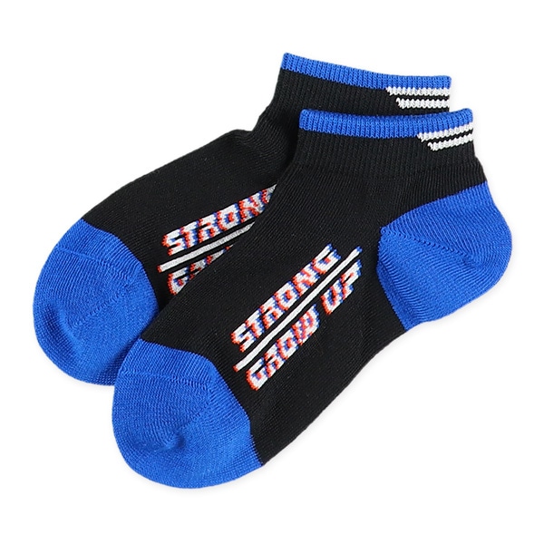 3足組キッズローカットソックス（サイドロゴ）