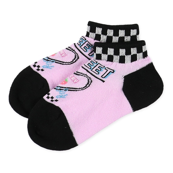 3足組キッズローカットソックス（ハートロゴ）