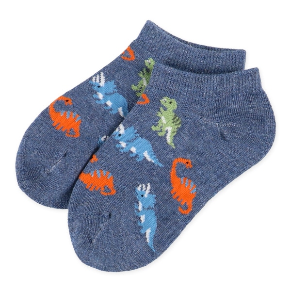 3足組キッズローカットソックス（恐竜）