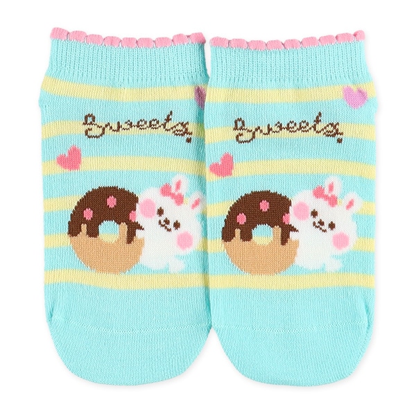 3足組キッズローカットソックス（スイーツ）