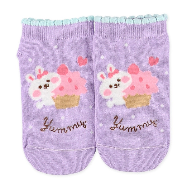 3足組キッズローカットソックス（スイーツ）