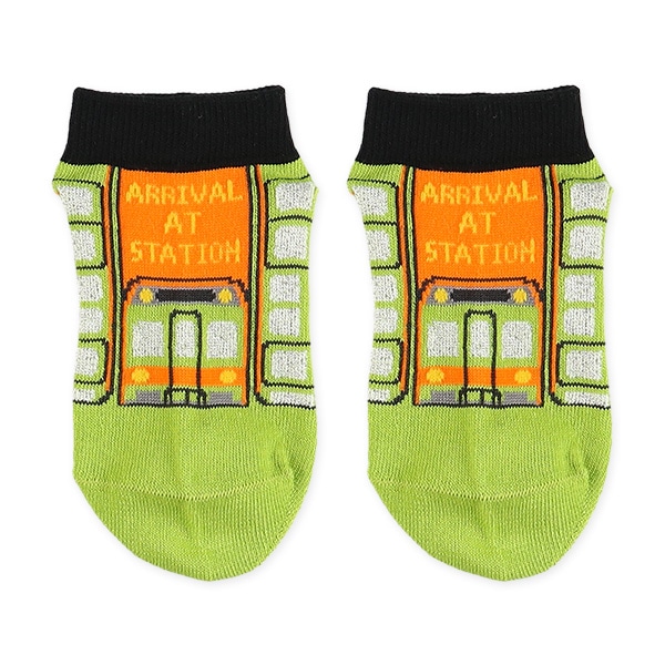 3足組キッズローカットソックス（ラメ・のりもの）