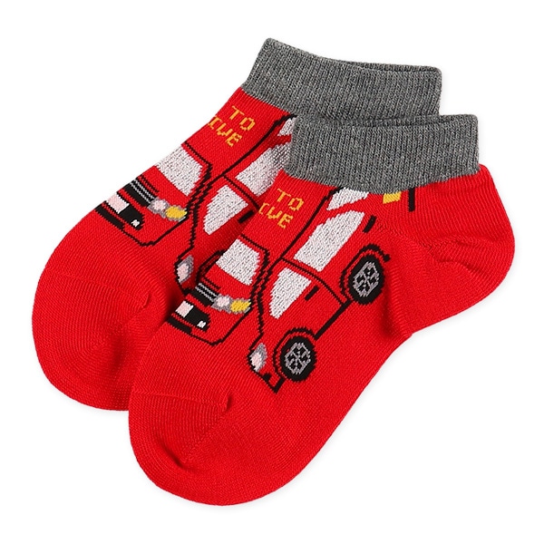 3足組キッズローカットソックス（ラメ・のりもの）