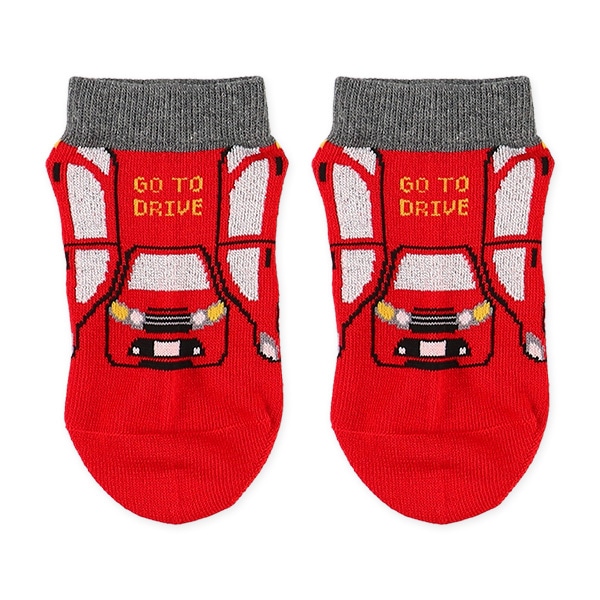 3足組キッズローカットソックス（ラメ・のりもの）