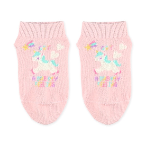 3足組キッズローカットソックス（ユニコーン）