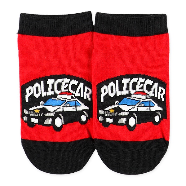 3足組キッズローカットソックス（のりもの）