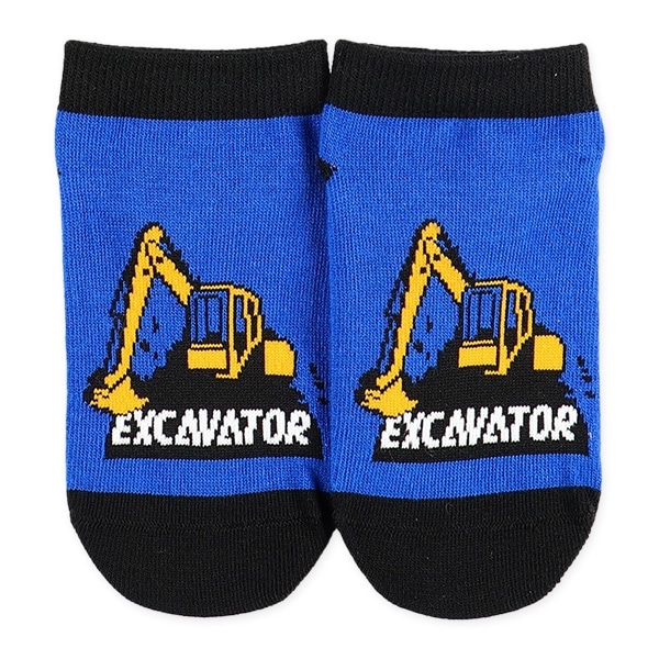 3足組キッズローカットソックス（のりもの）