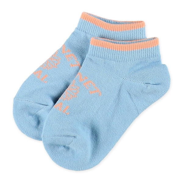 3足組キッズローカットソックス（花突起）