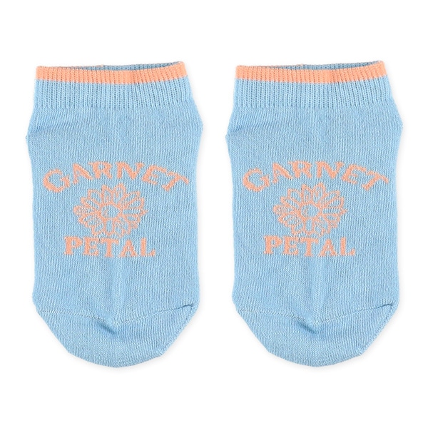 3足組キッズローカットソックス（花突起）