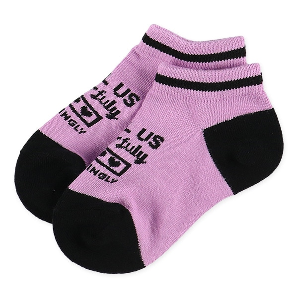 3足組キッズローカットソックス（ロゴ）
