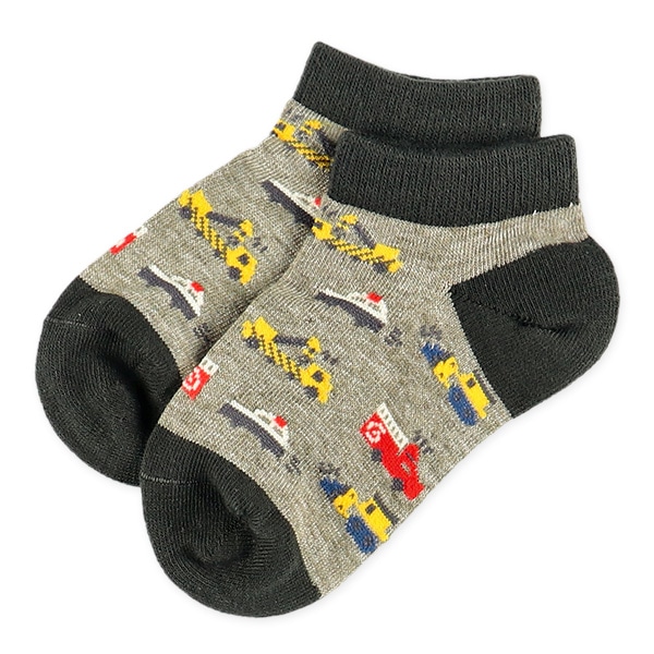 3足組キッズローカットソックス（のりもの）