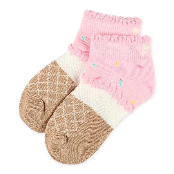 3足組キッズローカットソックス（アイス）