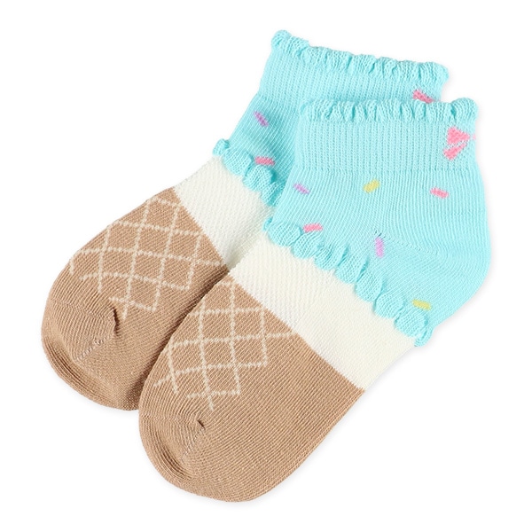 3足組キッズローカットソックス（アイス）