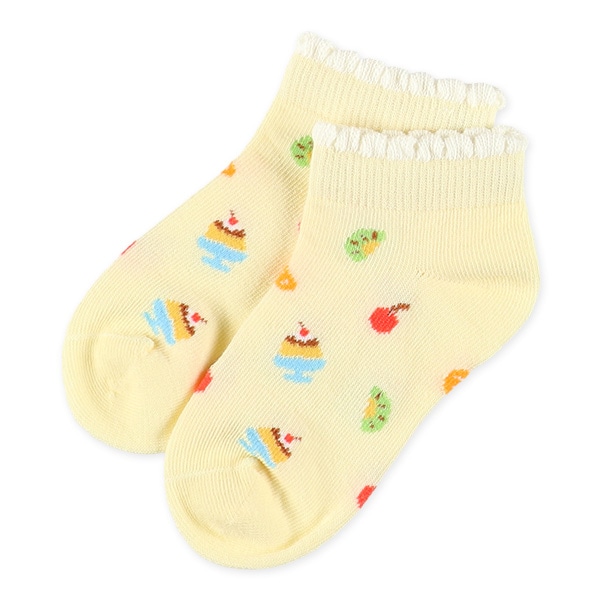 3足組キッズローカットソックス（スイーツ）