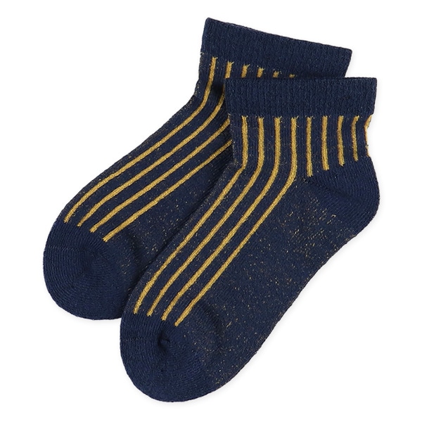 3足組キッズローカットソックス（裏糸配色）