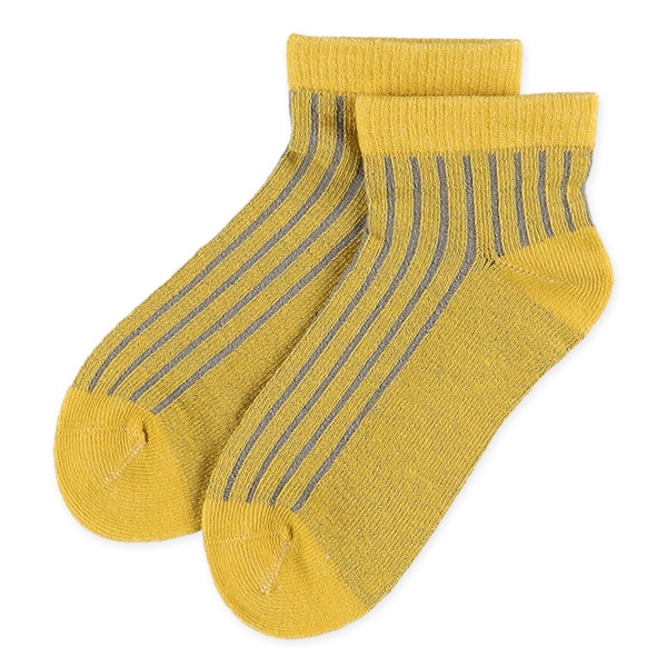 3足組キッズローカットソックス（裏糸配色）