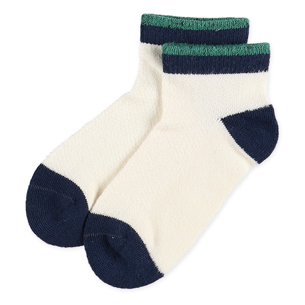3足組キッズローカットソックス（切り替え）