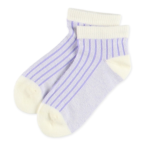 3足組キッズローカットソックス（裏糸配色）