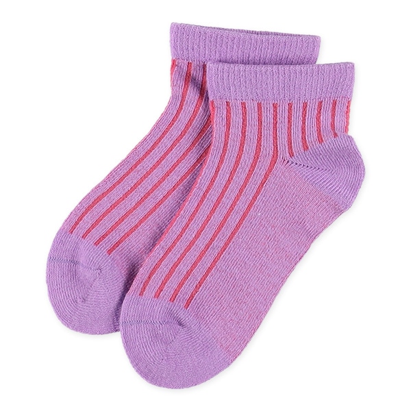 3足組キッズローカットソックス（裏糸配色）