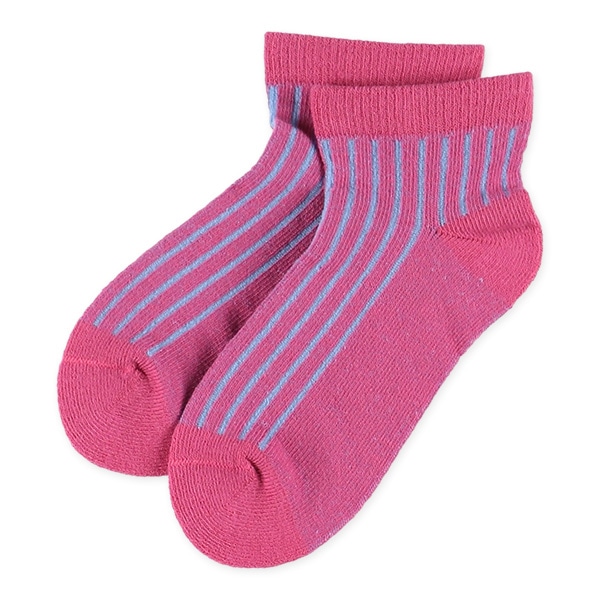3足組キッズローカットソックス（裏糸配色）
