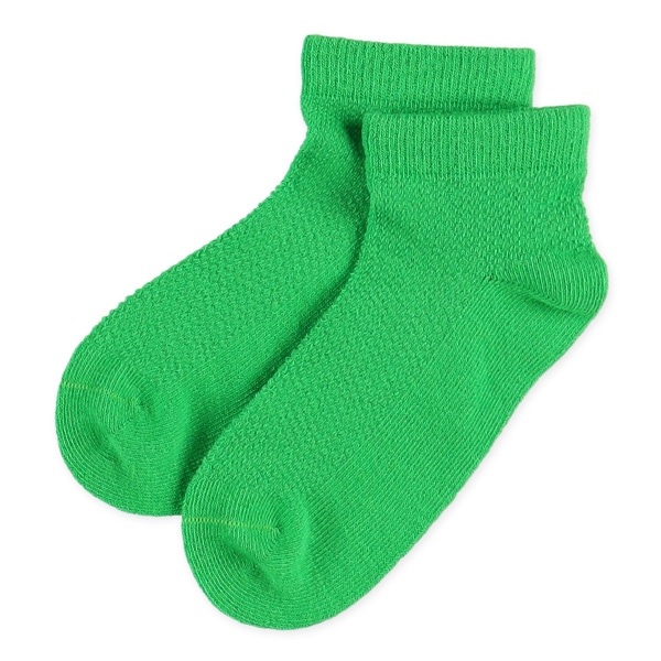 3足組キッズローカットソックス（カラーメッシュ）