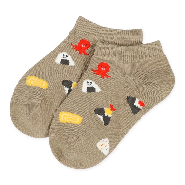 3足組キッズローカットソックス（フード）