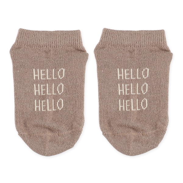 3足組キッズローカットソックス（HELLO）