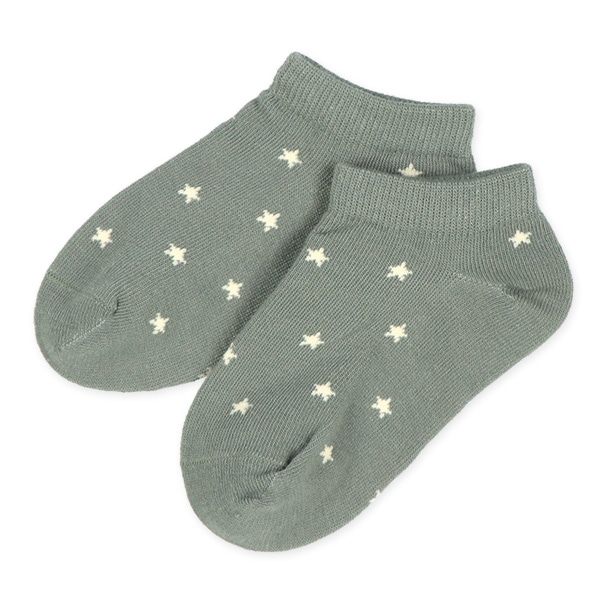 3足組キッズローカットソックス（星総柄）