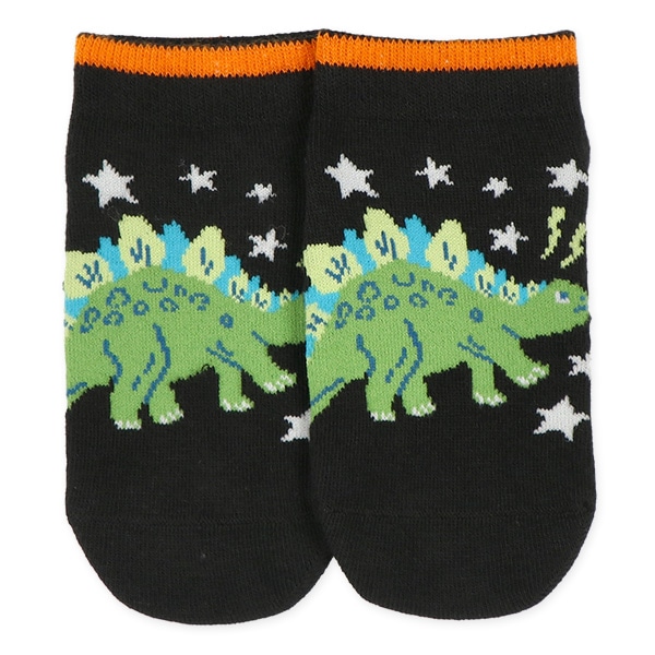 3足組キッズローカットソックス（恐竜）