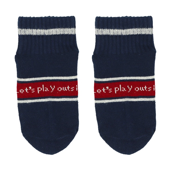 3足組キッズローカットソックス（サポートゴム）