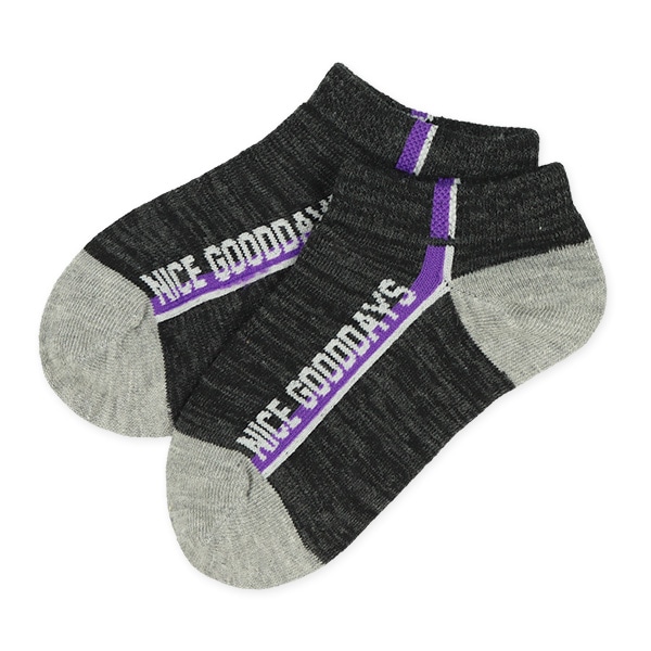 3足組キッズローカットソックス（サイドロゴ）