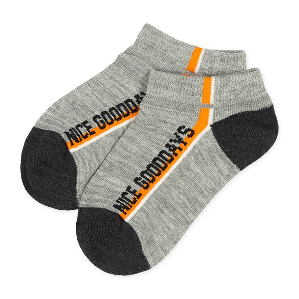 3足組キッズローカットソックス（サイドロゴ）