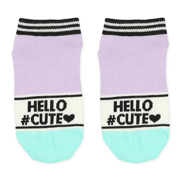 3足組キッズローカットソックス（ハローキュート）