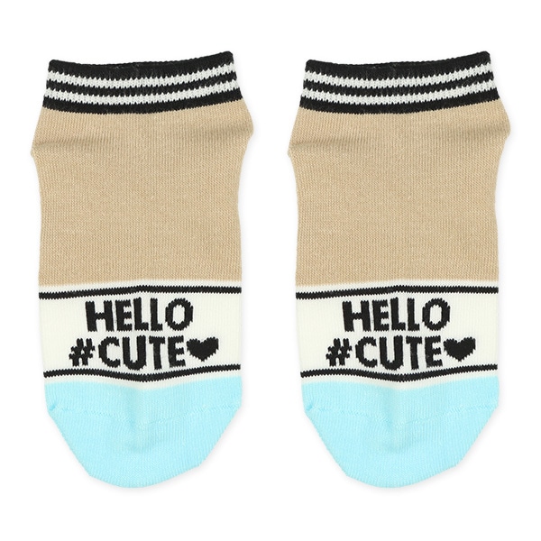 3足組キッズローカットソックス（ハローキュート）
