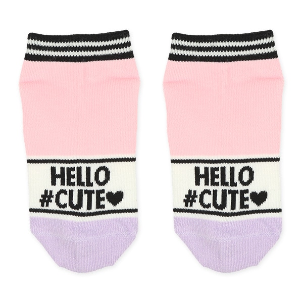 3足組キッズローカットソックス（ハローキュート）