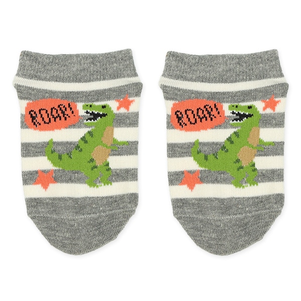 3足組キッズローカットソックス（恐竜）
