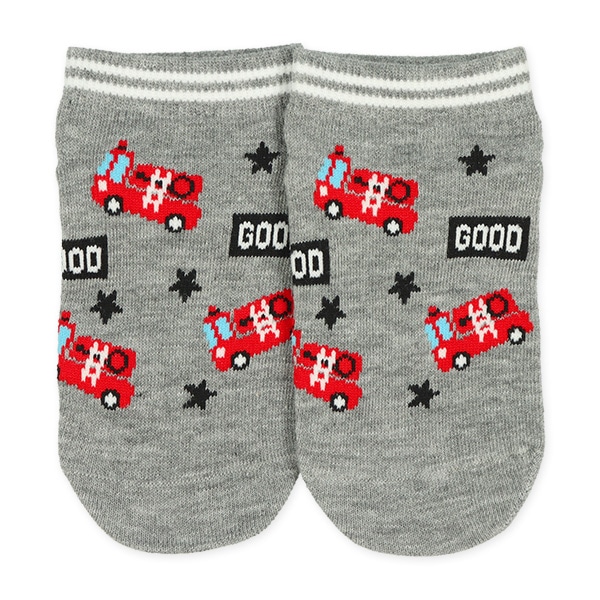 3足組キッズローカットソックス（はたらくくるま）