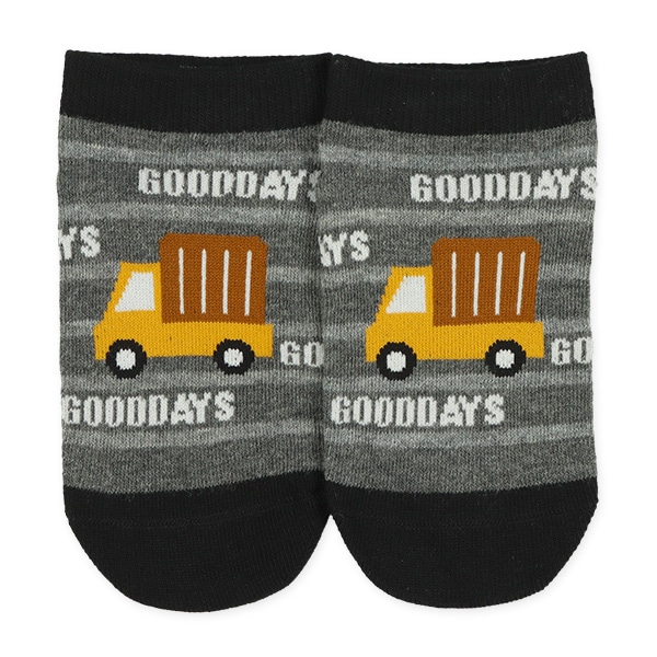 3足組キッズローカットソックス（はたらくくるま）