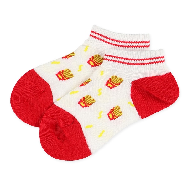 3足組キッズローカットソックス（ファーストフード）