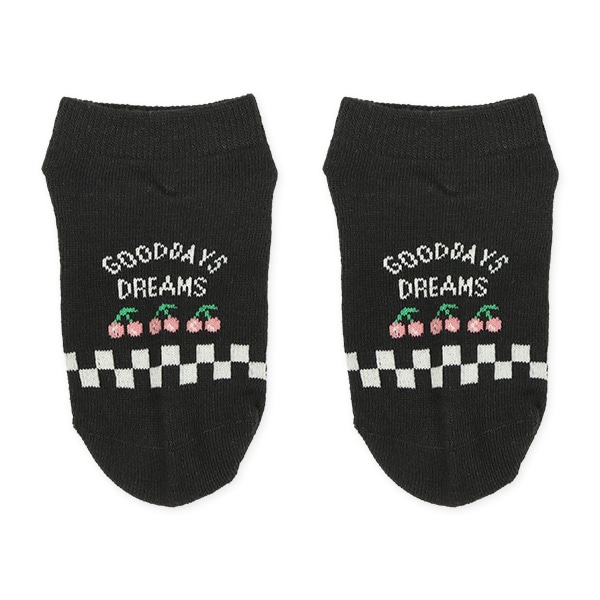 3足組キッズローカットソックス（ロゴ）