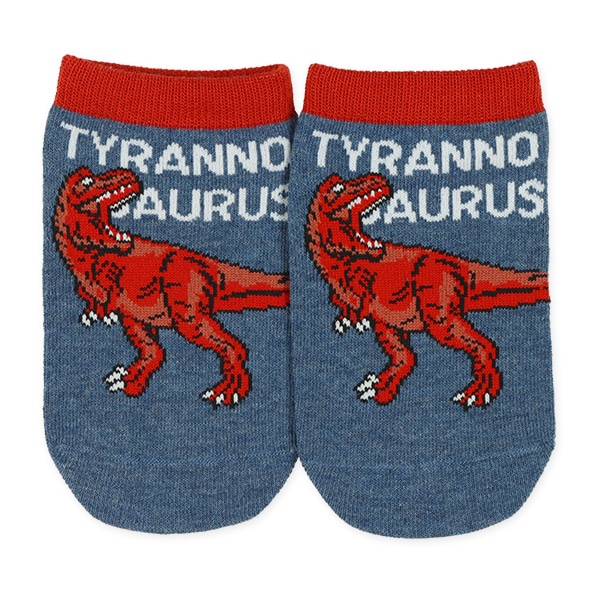 3足組キッズローカットソックス（恐竜）