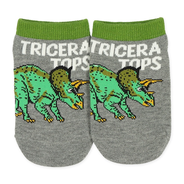 3足組キッズローカットソックス（恐竜）