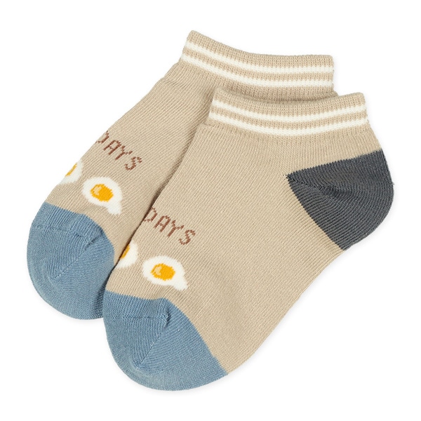 3足組キッズローカットソックス（フード）