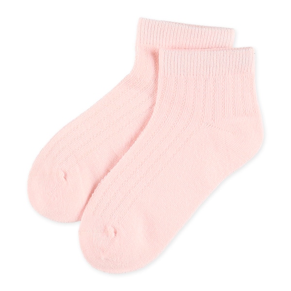 3足組キッズローカットソックス（チュールレース）