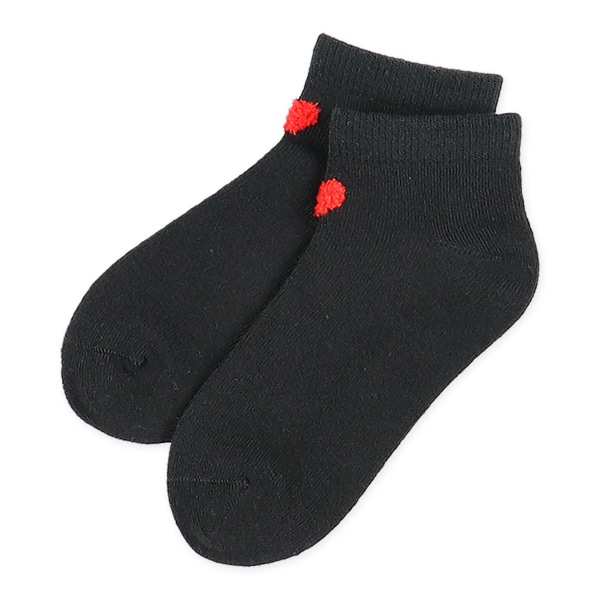 3足組キッズローカットソックス（フロントハート）