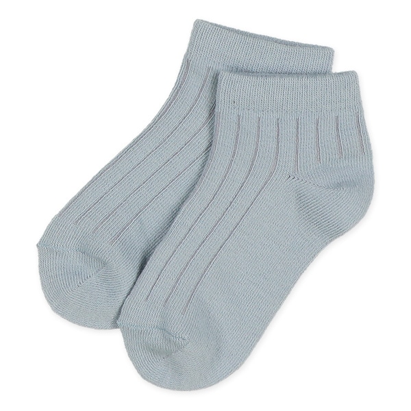 3足組キッズローカットソックス（リブ）