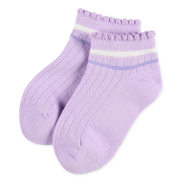 3足組キッズローカットソックス（ロゴリボン）