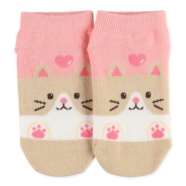 3足組キッズローカットソックス（アニマル）